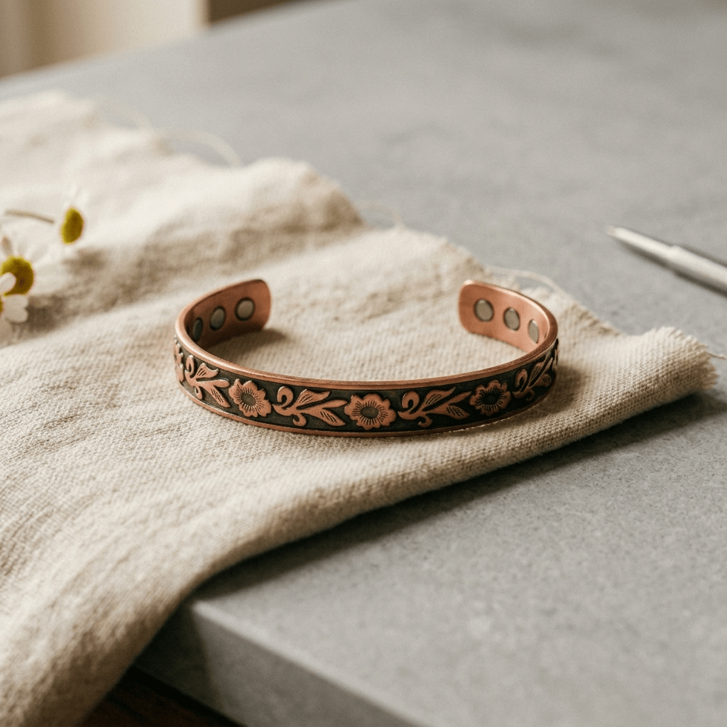 Grace's Vine Copper Bracelet