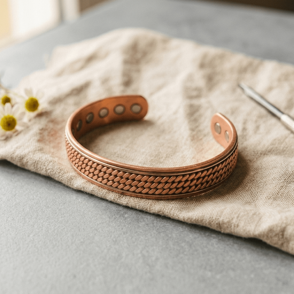 Grace's Wave Copper Bracelet
