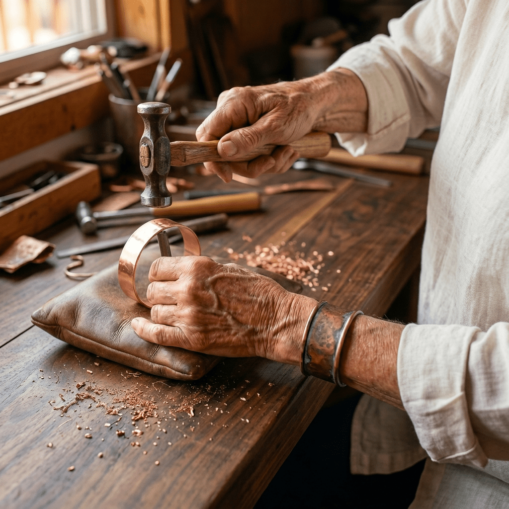 Grace's Wick Copper Bracelet