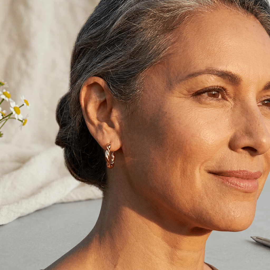 Grace's Wren Copper Hoop Earrings