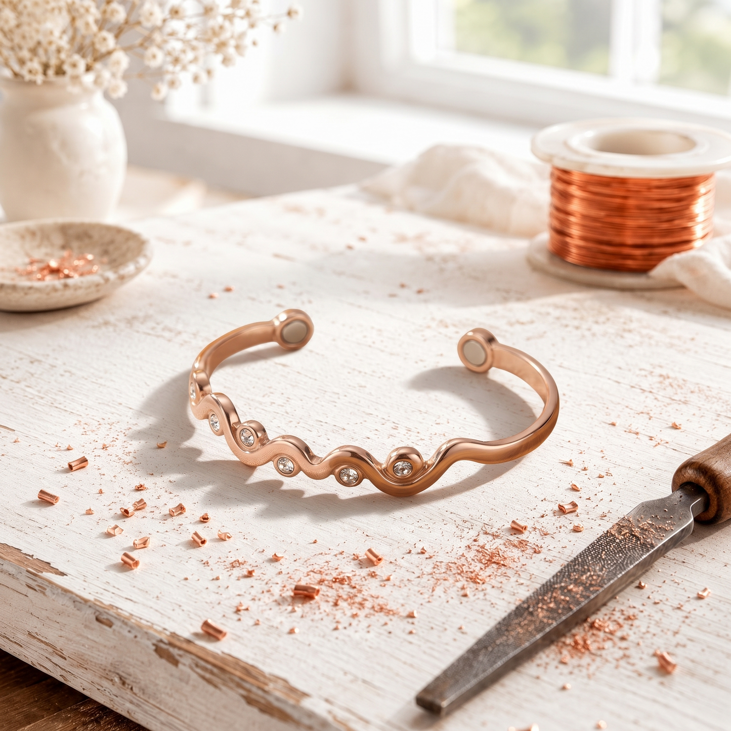 Alorin Aurora Crystal Copper Bracelet